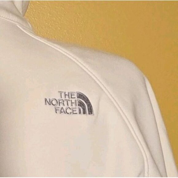 The North Face Women’s Jacket Size M Soft Shell Light Beige Gray Apex Barrier NF - Picture 4 of 12